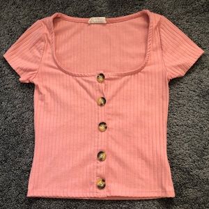 Pink Slim Top